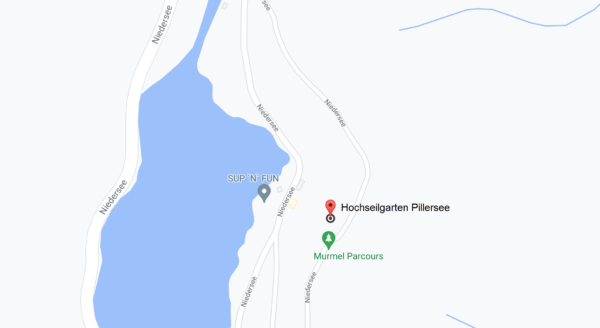 Anfahrt Hochseilgarten Pillersee